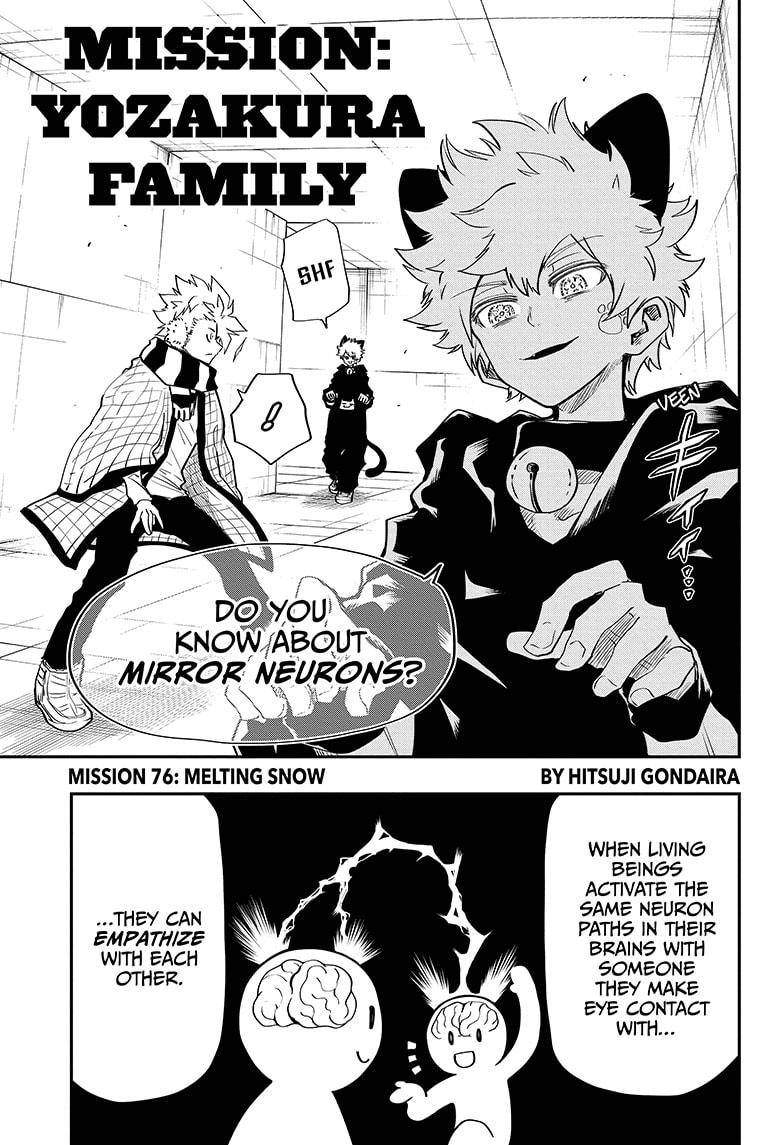 Mission: Yozakura Family Chapter 76 1